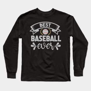 Vintage Cool Baseball Is The Best funny invention ever Long Sleeve T-Shirt